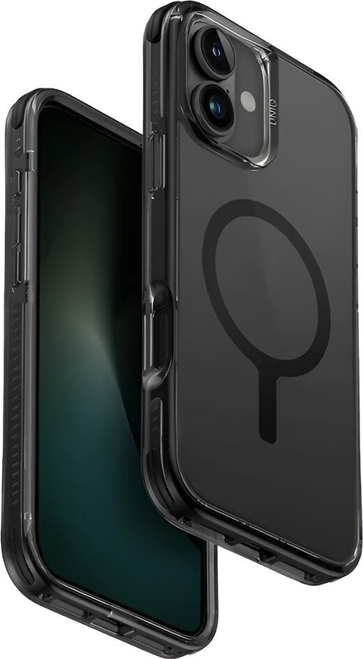 Uniq Combat Case for iPhone 16 Plus 6.7 inch, Hybrid TPU and Polycarbonate Triple-Tier Shockproof Cover with MagClick Wireless Charging Support