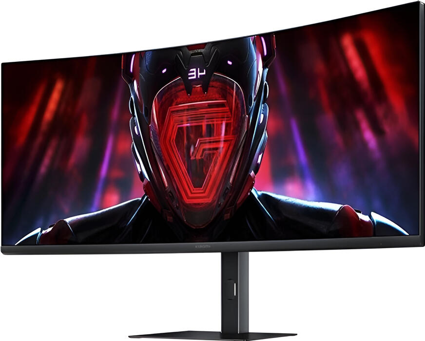 Monitor Gaming Curbat Xiaomi G34WQi 34", Rezolutie WQHD 3440 x 1440, Panou VA LED, Rata de Refresh 180Hz, Timp Raspuns 1ms, HDR, Adaptive-Sync, Negru