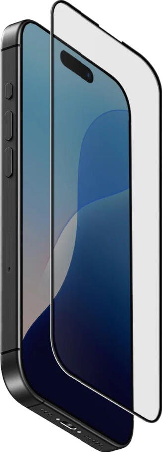 Защитное стекло Uniq Optix Xenon Nanoceram для iPhone 16 Pro, стеклокерамика 0.3мм, в 10 раз прочнее 9H, олеофобное покрытие, прозрачное