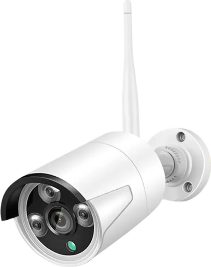4CH WiFi NVR Wireless CCTV Camera System, 2MP 1080P Full HD Security Kit with Night Vision 30m, Motion Detection Alerts and HD LCD Monitor