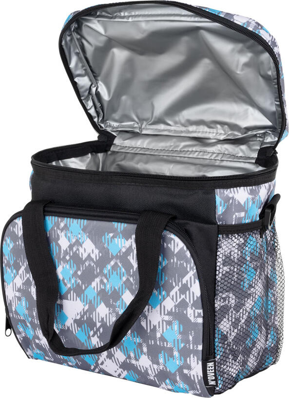 NOVEEN LBB515 Thermal Bag, Water-Resistant Oxford Polyester, Aluminum Foil and EPE Foam Insulation, 250x160x260mm, with Shoulder Strap and Pockets