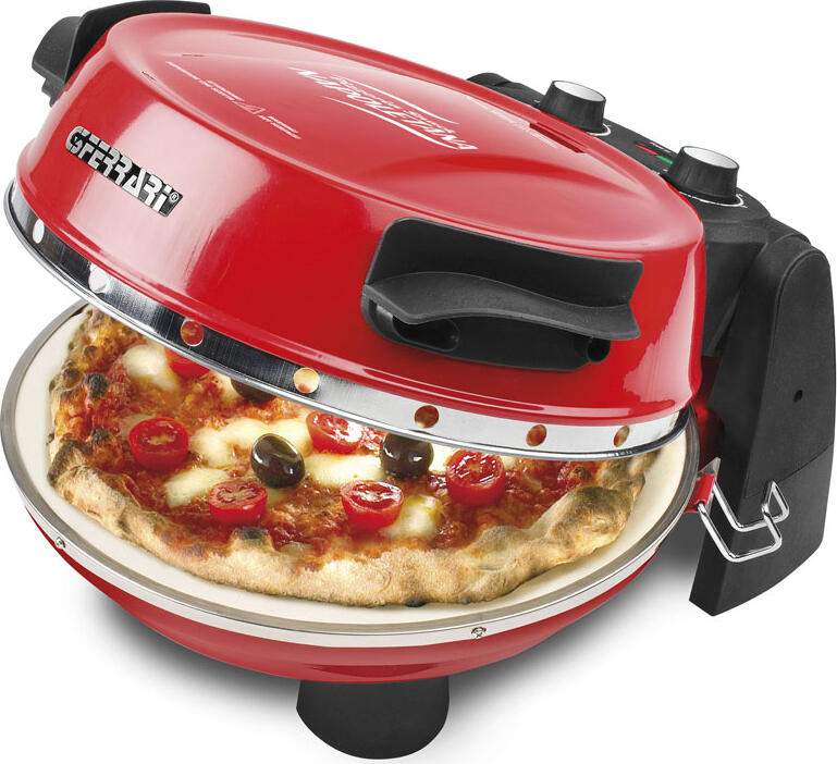 G3Ferrari Pizza Oven Plus Evo G10032 Electric Pizza Maker with Refractory Stone, 400°C Max Temp, 1200W, Up to 31cm Diameter for Pizza and Bread