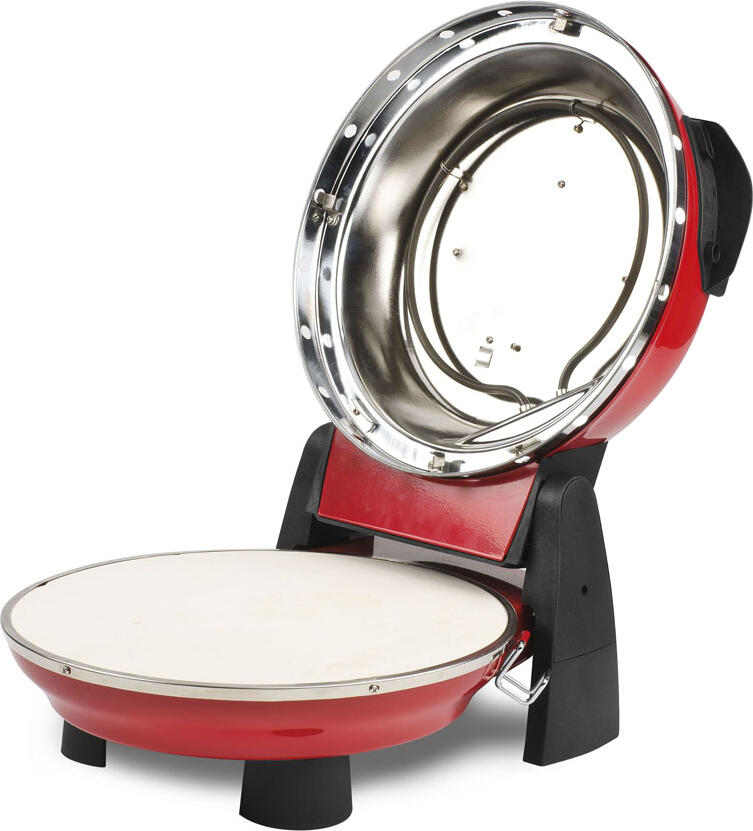 G3Ferrari Pizza Oven Plus Evo G10032 Electric Pizza Maker with Refractory Stone, 400°C Max Temp, 1200W, Up to 31cm Diameter for Pizza and Bread