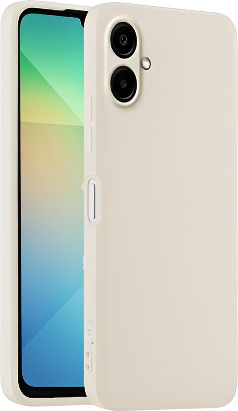 WOO Case Liquid Silicone Samsung A06, Beige