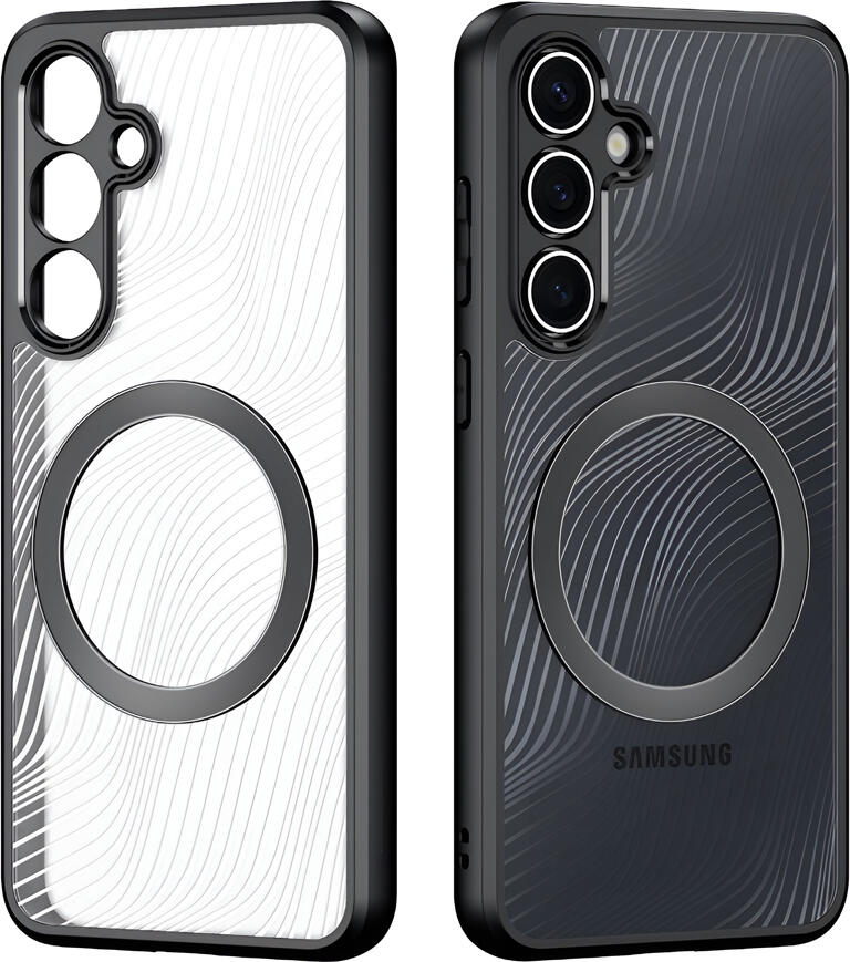 Dux Ducis AIMO Mag Case for Samsung Galaxy S24 FE, MagSafe Compatible Magnetic TPU PC Slim Shockproof Protective Cover, Matte Finish