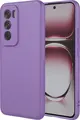 Husa WOO Silicone Neo Soft pentru Oppo Reno 12, Culoare Purpuriu, Cover Protectiv Rezistent la Socuri si Praf, Textura Soft-Touch pentru Smartphone 6.7 inch