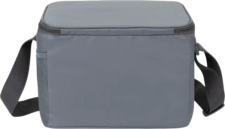 RESTO Polis 5510 Cooler Bag, 11L Thermal Insulated Polyester Bag with PEVA Lining, Water-resistant Grey Cooler with Shoulder Strap and Handle