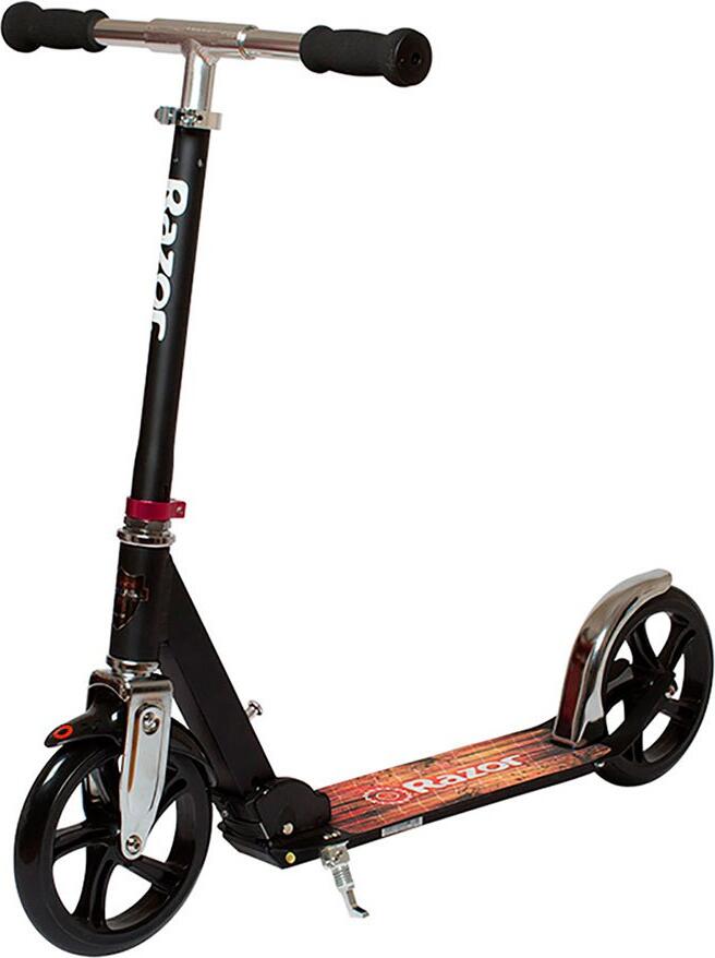 Razor A5 Lux Folding Scooter, Anodized Aluminum Body, 200mm Urethane Wheels, Height-Adjustable Handlebars, Retractable Kickstand, Max Load 100kg
