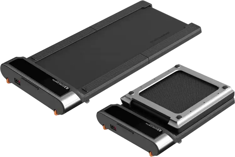Kingsmith WalkingPad R3 Hybrid+ Foldable Treadmill, 1-12 km/h Speed, 3.0 HP Brushless Motor, 180-degree Folding Design, Bluetooth & App Control, Black