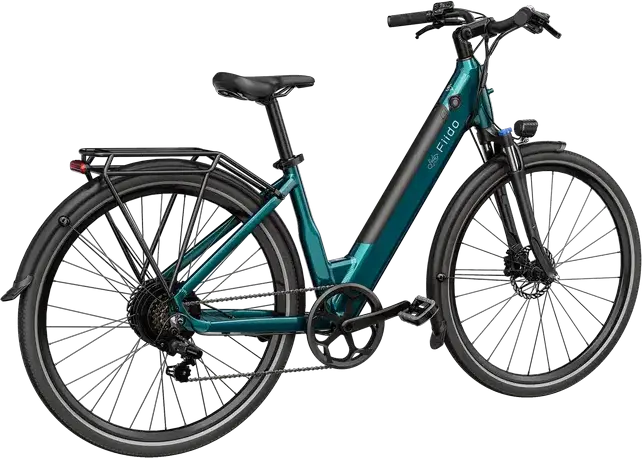 Fiido C11 Electric City Bike, 250W Motor 55Nm, 48V 10.4Ah Removable Battery, 90km Range, Shimano 7-Speed, Hydraulic Disc Brakes, Aluminum Step-Through Frame