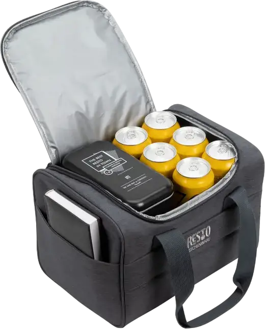Geanta Termica Resto 5514 Felis Tip Duffle, 14L, Poliester cu Izolare PEVA, Rezistenta la Apa, cu Curea de Umar, Gri