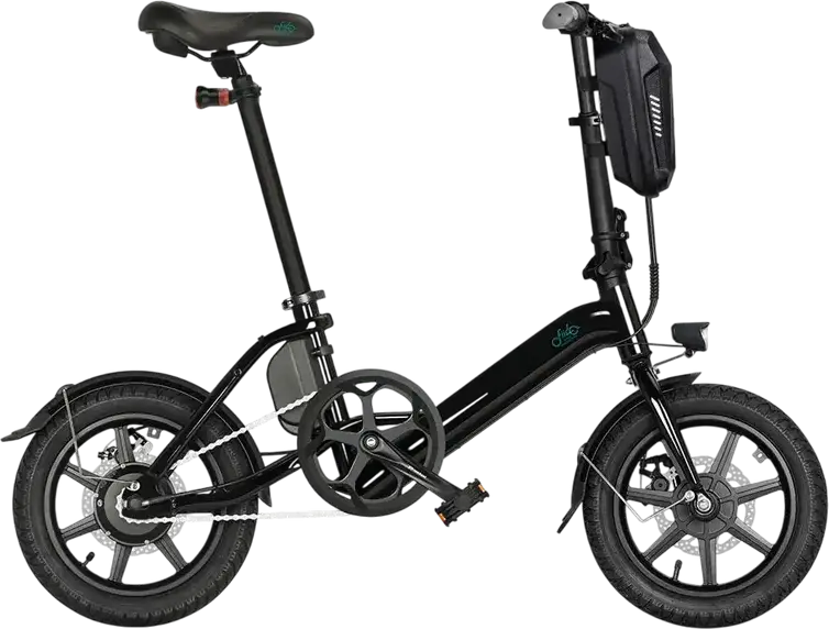 Fiido D3PRO Folding Electric Bike, 14-inch Aluminum Alloy Frame, 36V 7.8Ah Battery, up to 79km Range, 25km/h Max Speed, Mechanical Disc Brakes, LCD Display