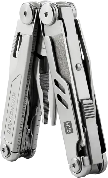 Huohou NexTool Pro K30 HU0191 12-in-1 Multitool, 420H Steel Clip-Point Knife, Pliers, Scissors, Liner Lock, One-Hand Opening with Carrying Case