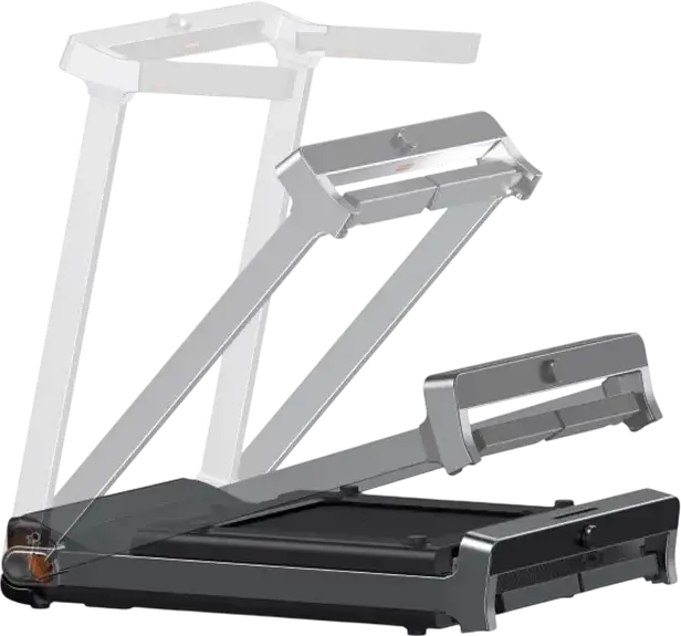 Kingsmith WalkingPad G1 Foldable Treadmill, 1-12 km/h Speed, 918W Brushless Motor, Double Shock Absorption, OLED Display, KS Fit App, Black