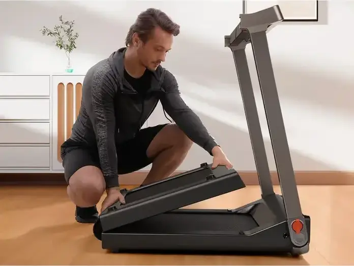 Kingsmith WalkingPad G1 Foldable Treadmill, 1-12 km/h Speed, 918W Brushless Motor, Double Shock Absorption, OLED Display, KS Fit App, Black