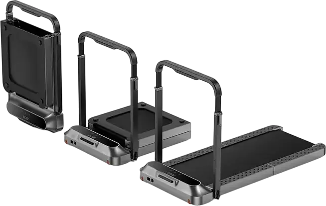 Kingsmith Walkingpad R2 2-in-1 Foldable Treadmill, Walk & Run, 12 km/h Max Speed, Brushless Motor, 110 kg Max Load, LED Display, App Control, Black