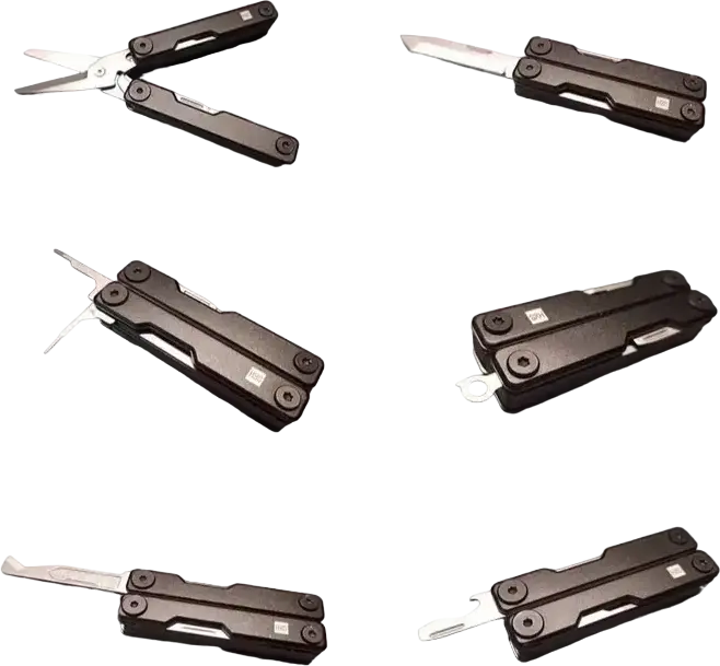 NexTool HU0140 Mini Multitool 10-in-1 Stainless Steel Folding Compact Tool with Knife, Scissors and Bottle Opener