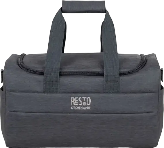 Resto 5519 FELIS Cooler Bag, 19L Thermal Insulated Polyester Bag with PEVA Lining, Water-Resistant Shell, Shoulder Strap and Handles, Grey