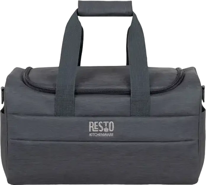 Resto 5519 FELIS Cooler Bag, 19L Thermal Insulated Polyester Bag with PEVA Lining, Water-Resistant Shell, Shoulder Strap and Handles, Grey