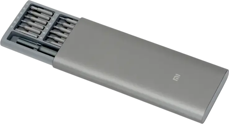 Set Șurubelnițe de Precizie Xiaomi Mi Precision Screwdriver Kit MJJXLSD002QW, 24 Biți din Oțel S2, Carcasă Aluminiu Anodizat, Gri, Set Instrumente Profesionale