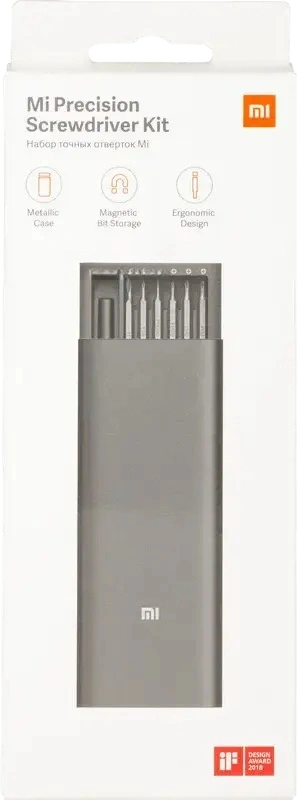 Set Șurubelnițe de Precizie Xiaomi Mi Precision Screwdriver Kit MJJXLSD002QW, 24 Biți din Oțel S2, Carcasă Aluminiu Anodizat, Gri, Set Instrumente Profesionale
