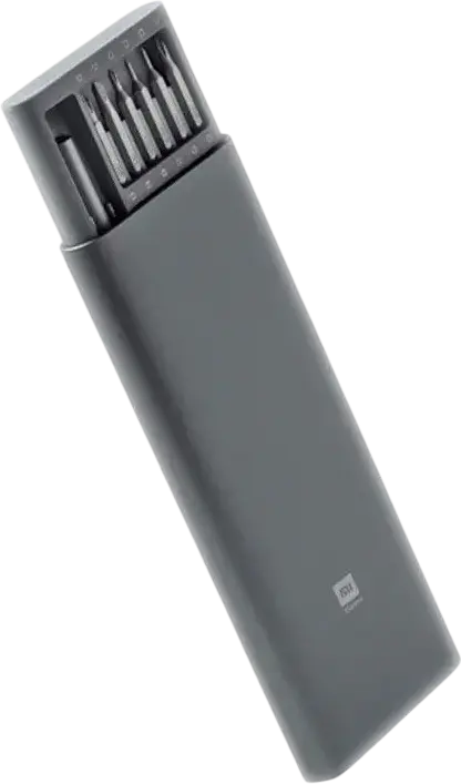 Set Șurubelnițe de Precizie Xiaomi Mi Precision Screwdriver Kit MJJXLSD002QW, 24 Biți din Oțel S2, Carcasă Aluminiu Anodizat, Gri, Set Instrumente Profesionale