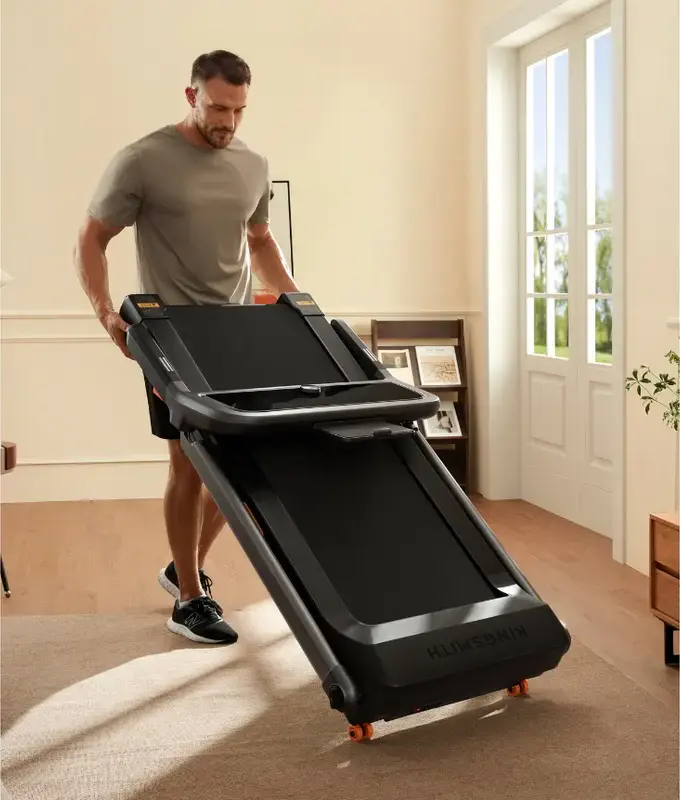 Kingsmith G15 WalkingPad Treadmill, 1-15 km/h Speed, 10% Auto Incline (20 Levels), Brushless Motor, OLED Display, KS Fit App Support, Max Load 136 kg