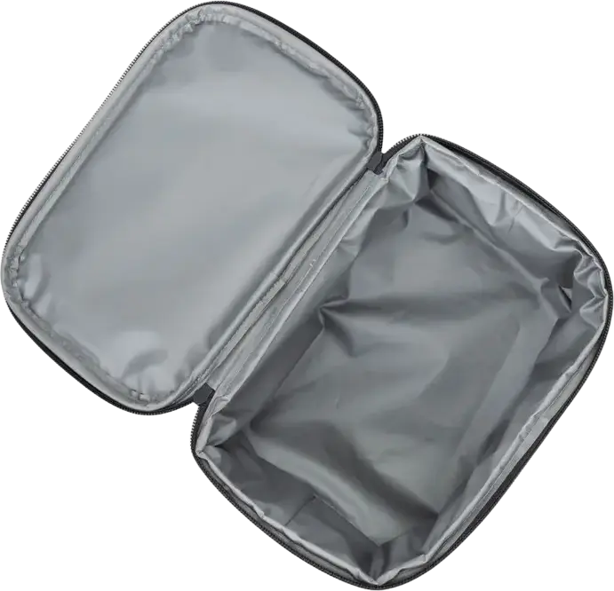RESTO 5502 FELIS Cooler Bag, 3.5L Thermal Insulated Polyester Bag with PEVA Lining, Water-resistant Grey Cooler with Handle and Zipper