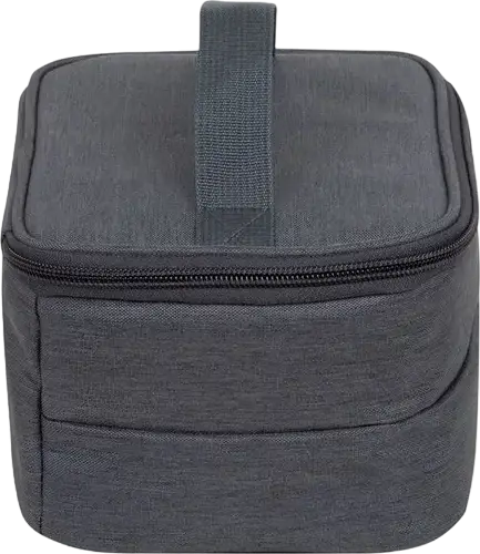 RESTO 5502 FELIS Cooler Bag, 3.5L Thermal Insulated Polyester Bag with PEVA Lining, Water-resistant Grey Cooler with Handle and Zipper