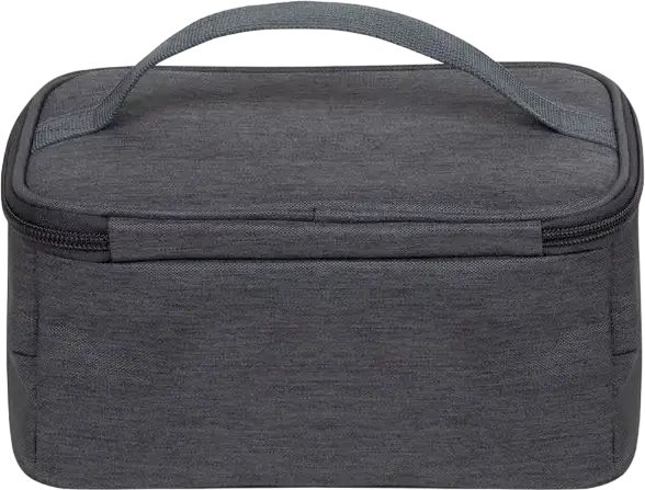 RESTO 5502 FELIS Cooler Bag, 3.5L Thermal Insulated Polyester Bag with PEVA Lining, Water-resistant Grey Cooler with Handle and Zipper