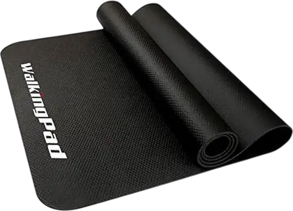 Защитный антискользящий коврик для беговой дорожки Kingsmith WalkingPad, из плотного NBR ПВХ 3 мм, шумопоглощающий и ударопрочный, черный