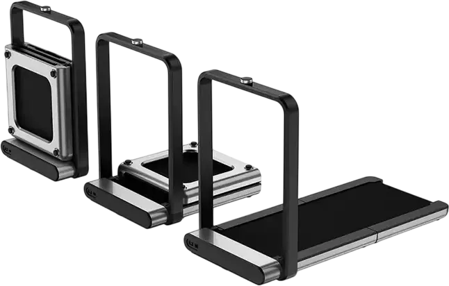 Kingsmith WalkingPad X21 Double-Fold Treadmill, 1.6-12 km/h Speed, 3.75 HP Brushless Motor, SoftStep Shock Absorption, Bluetooth, KS Fit App, Gray