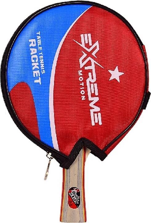 Paleta de Tenis de Masa Belcom cu Geanta de Transport, Lama din Lemn si Suprafata din Cauciuc Special, 170 x 20 x 190 mm, pentru Antrenament si Joc Recreativ