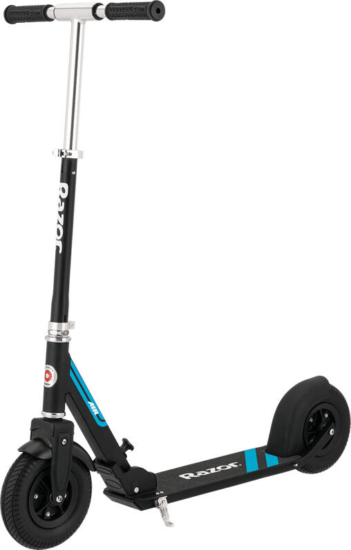 Razor A5 Air Folding Scooter with 200mm Pneumatic Tires, Aluminum Frame, Adjustable Handlebars and Rear Fender Brake, Max Load 100kg