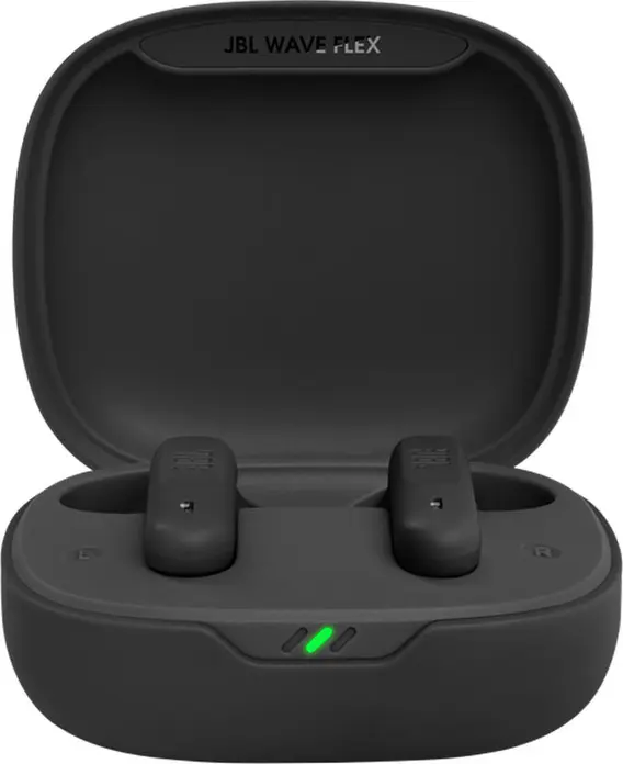 Беспроводные наушники JBL Wave Flex TWS, цвет черный, драйверы 12 мм, Deep Bass Sound, Bluetooth 5.2, защита IP54, до 32 часов работы, USB-C