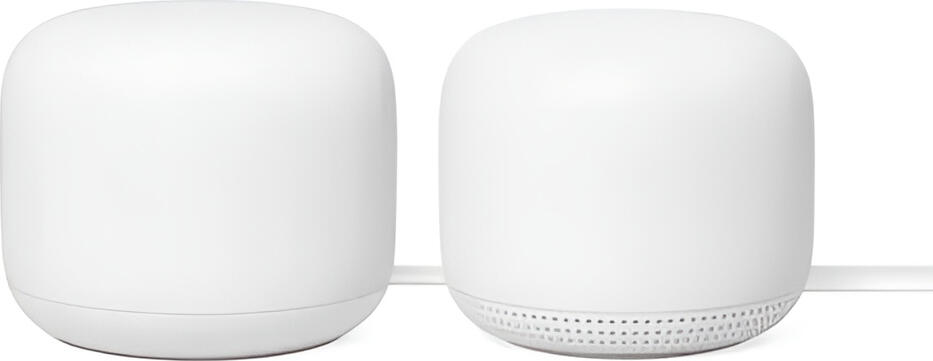 Google Nest WiFi Router and Point (2 pack) White