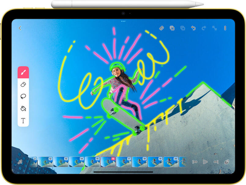 Apple Pencil (USB-C) Stylus for iPad, White Plastic, Bluetooth, USB-C Charging, Pixel-perfect Precision, Low Latency, Tilt Sensitivity, 155mm