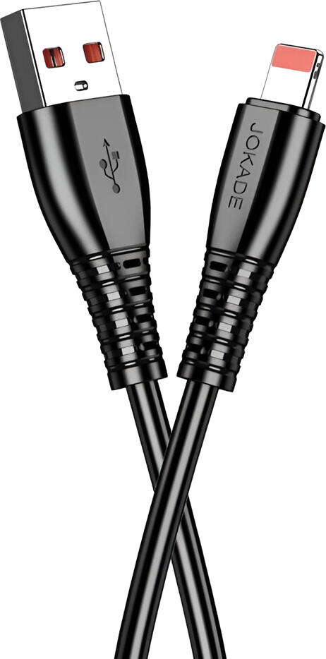 Jokade Cable USB-A to Lightning 5A 1M JA043, Black