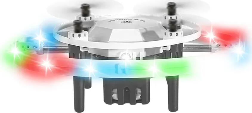Sanjoyo SJY-41BK Aurora Ball FX-41 Rolling Ball Drone Quadcopter, 360-Degree Rotations, RGB LED Lights, One-Key Takeoff, ABS Plastic, Black