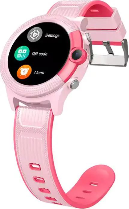 Wonlex CT04 4G Kids Smartwatch, Pink, 1.28-inch Touch Screen, ASR3603S CPU, 128MB RAM, 196MB ROM, GPS LBS Wi-Fi Positioning, IPX7 Waterproof, Video Calls, SOS