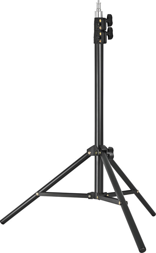 AccExpert Tripod Photography Aluminum 160cm (Adjustable Height, Heavy Duty, Universal Compatibility), Black