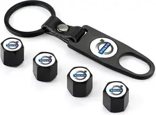 NO Brand Tyre Valve Caps with a Keychain VO