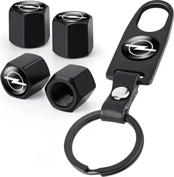 NO Brand Tyre Valve Caps with a Keychain O