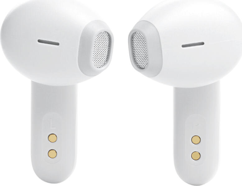 JBL Wave Flex True Wireless Stereo TWS Earbuds, White, 12mm Drivers, Deep Bass Sound, Bluetooth 5.2, IP54 Water Resistant, Up to 32h Battery, USB-C