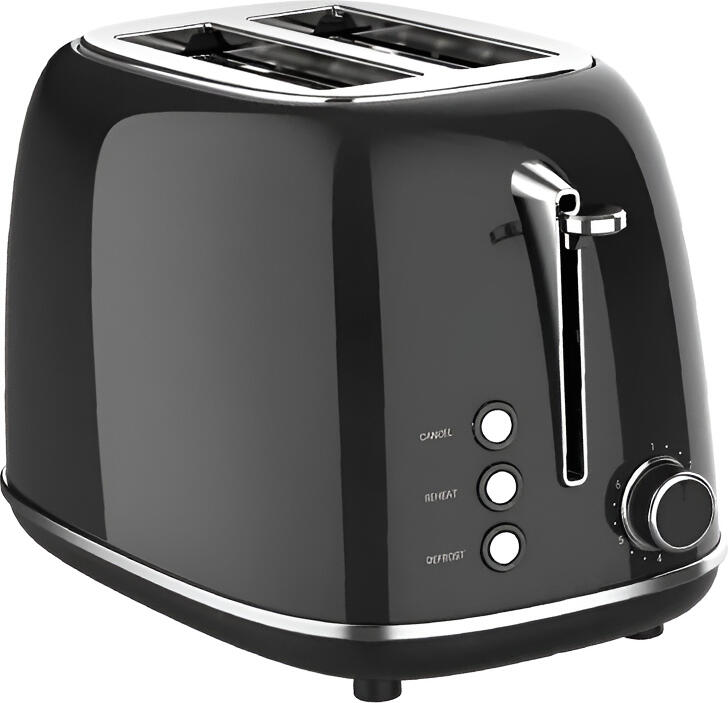 KAKU Toaster Retro,Inox, 800W, KSC-1542, Black