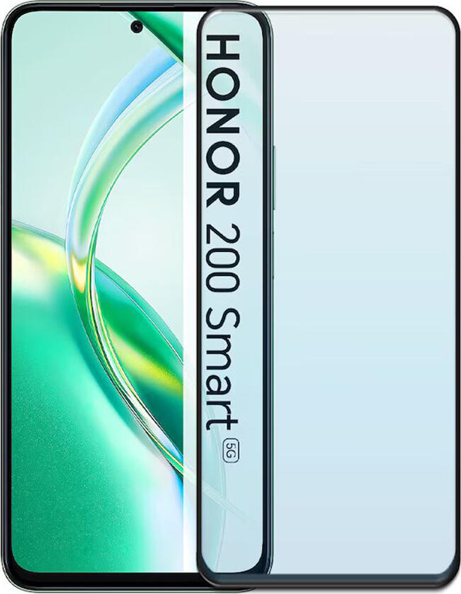 Helmet Diamond Glass 5D Tempered Glass Screen Protector for Honor 200 Smart, 9H Hardness, Full Coverage HD Clarity, Scratch and Shock Resistant