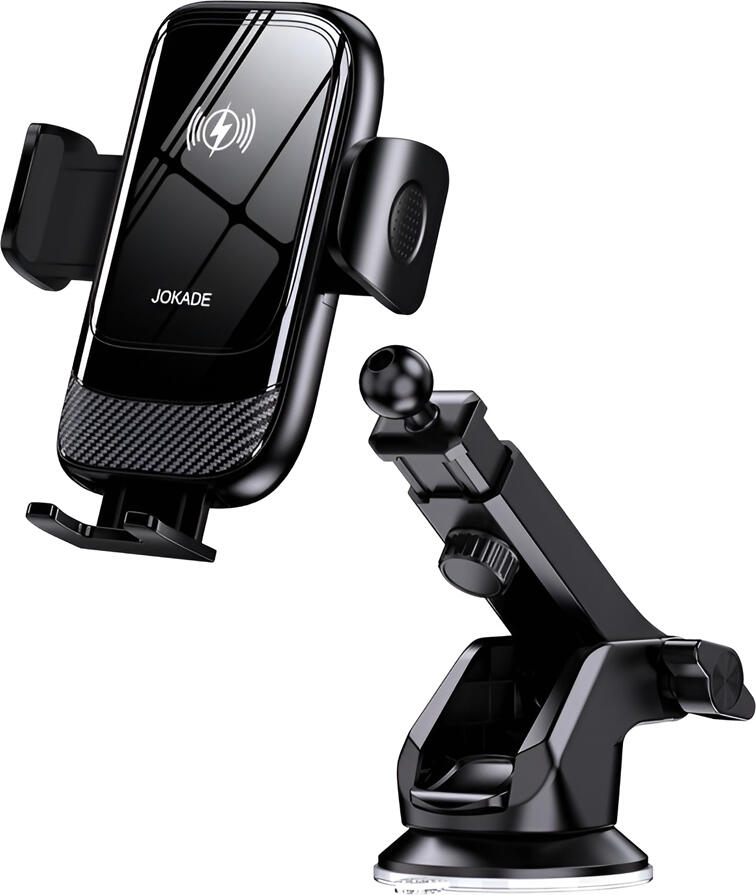 Suport Auto cu Incarcare Wireless Jokade JH034, Putere Maxima 15W Qi, Brate cu Deschidere Automata si Senzor Inteligent, pentru Telefoane 4.5-7 poli