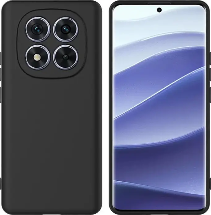 Husa WOO din Silicon Lichid pentru Xiaomi Redmi Note 14 Pro / Pro Plus 5G, Bej, Protectie Shockproof cu Captusala din Microfibra, Textura Soft-Touch