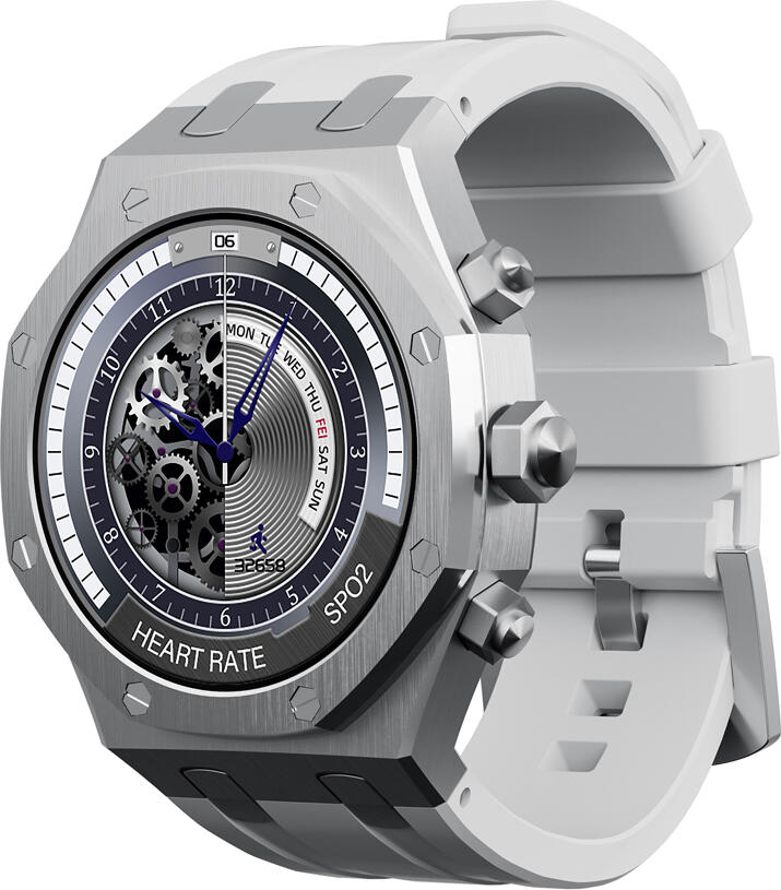 Charome Smart Watch HD Call T12 Amoled, Silver