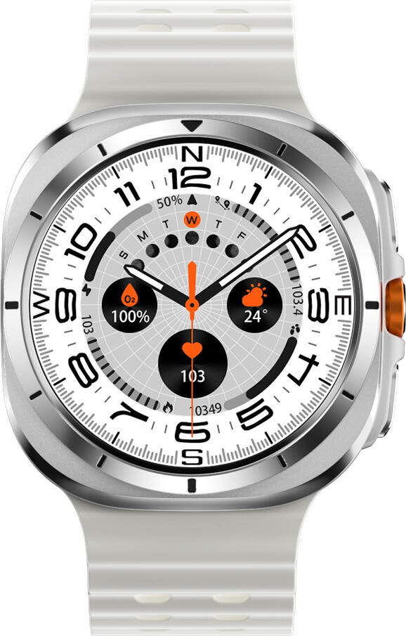 Smartwatch Charome T14 Amoled Argintiu Ecran AMOLED 1.43 inch 466x466px Carcasa Metal 46mm Procesor JL 7012 Dual Core 128MB IP68 Rezistenta Apa Apeluri HD GPS